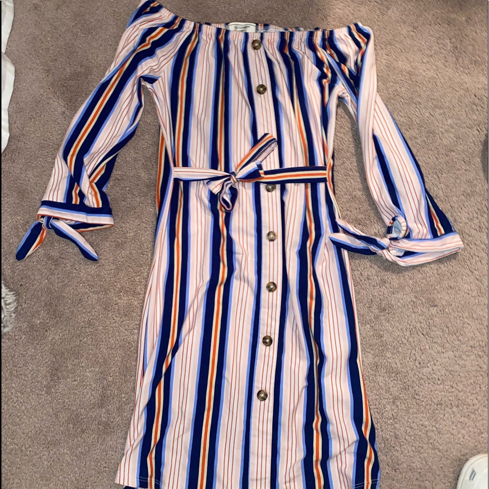 striped dress